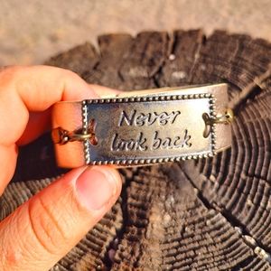 Never Look Back Leather Bracelet